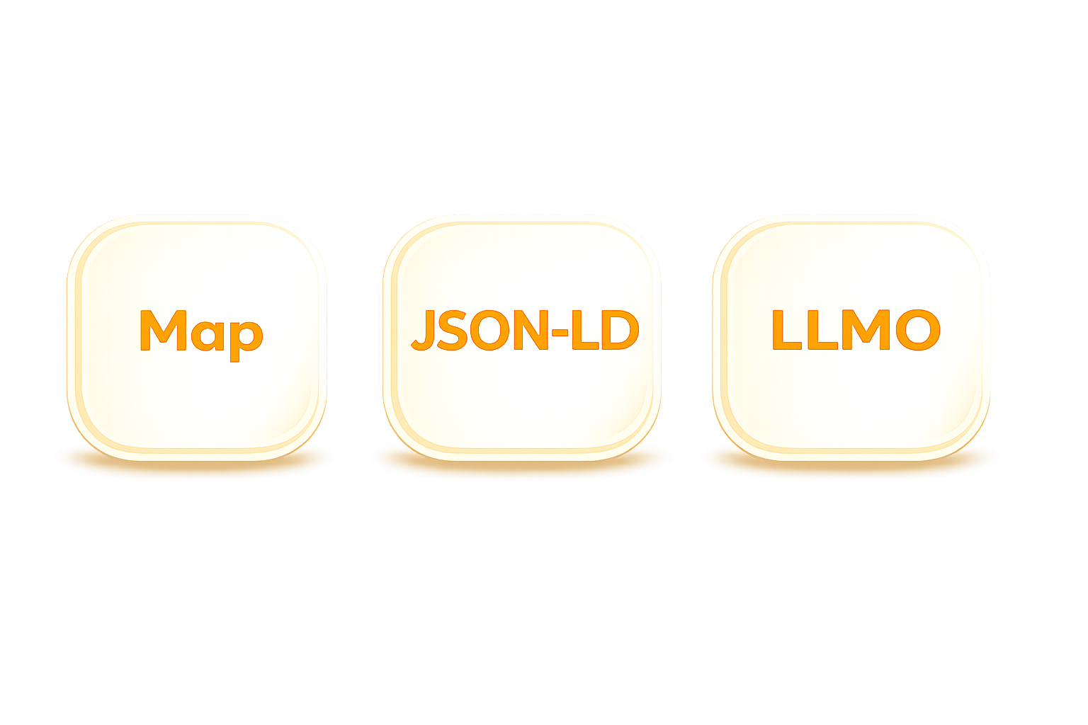 MEO・JSON-LD・LLMO 構造化データ対応のイメージ
